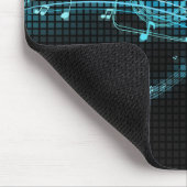 Abstraktes Musik mousepad (Ecke)