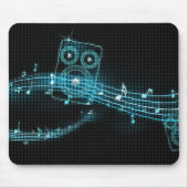 Abstraktes Musik mousepad (Vorne)