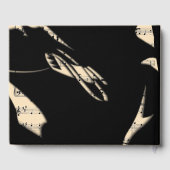 Abstraktes Musikaufmann Gästebuch (Rückseite)