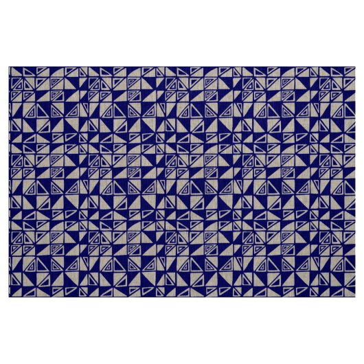 Abstraktes Muster 051115 - Dunkelblau Stoff (Fat Quarter (45,7 x 55,9 cm))