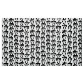 Abstraktes Muster 070515 - Schwarz/Weiß Stoff (Fat Quarter (45,7 x 55,9 cm))