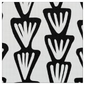 Abstraktes Muster 070515 - Schwarz/Weiß Stoff (Nahaufnahme)