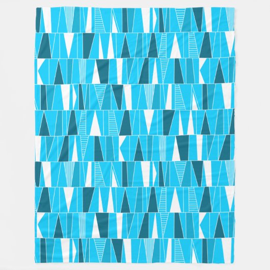 Abstraktes Muster 070721 - Farben 03 Fleecedecke (Vorderseite)