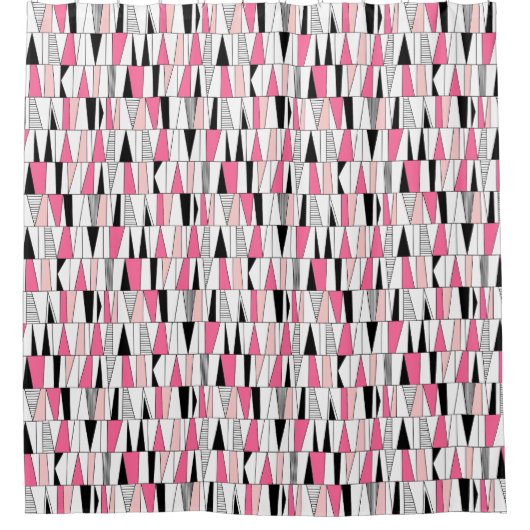 Abstraktes Muster 070721 - Farben 04 Duschvorhang (Vorderseite)