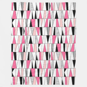 Abstraktes Muster 070721 - Farben 04 Fleecedecke