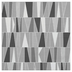 Abstraktes Muster 070721 - Grauschattierungen Stoff