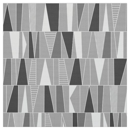 Abstraktes Muster 070721 - Grauschattierungen Stoff (Muster)