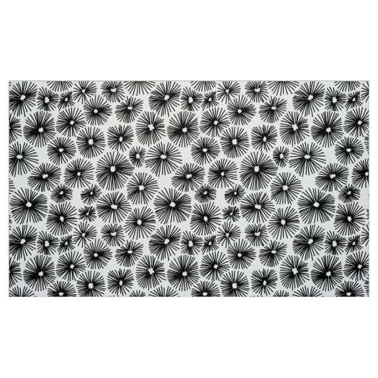 Abstraktes Muster 101115 - Schwarz Stoff (Fat Quarter (45,7 x 55,9 cm))