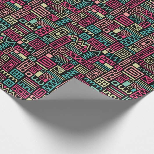 Abstraktes Muster 110122 - Farben 01 Geschenkpapier (Ecke)