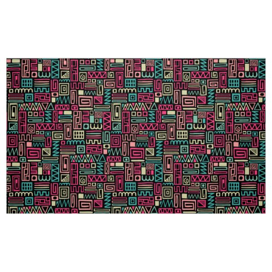 Abstraktes Muster 110122 - Farben 01 Stoff (Fat Quarter (45,7 x 55,9 cm))