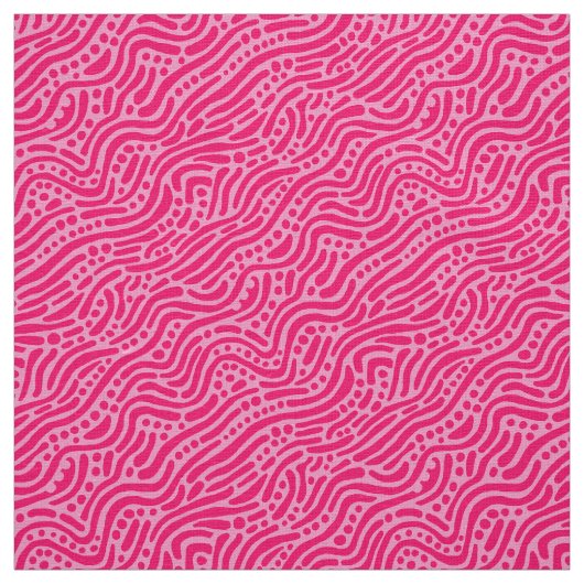 Abstraktes Muster 110523 - Neon Red and Pink Stoff (Muster)