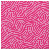 Abstraktes Muster 110523 - Neon Red and Pink Stoff (Nahaufnahme)
