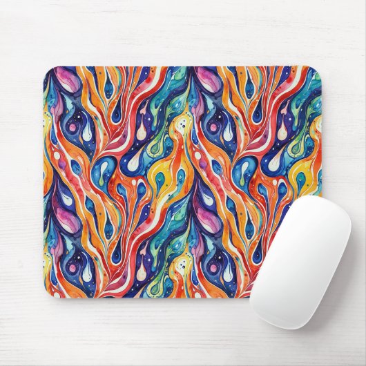 Abstraktes Muster 1196 mit flüssiger Kunst - Maus- Mousepad (Mit Mouse)