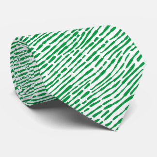 Abstraktes Muster 140523 - Kelly Green und White Krawatte
