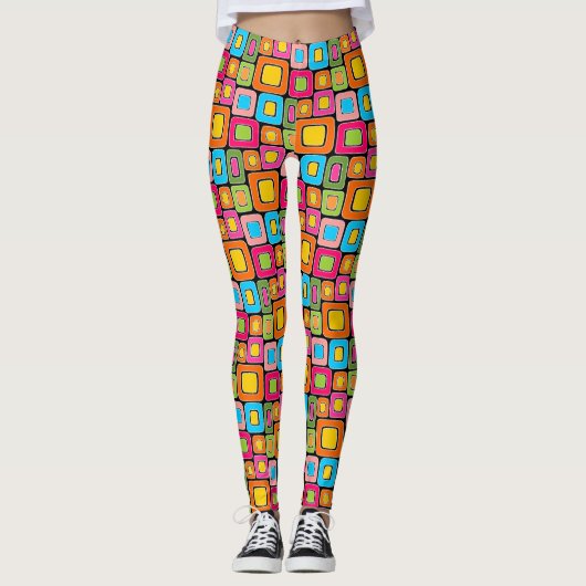 Abstraktes Muster 140621 Leggings (Vorderseite)