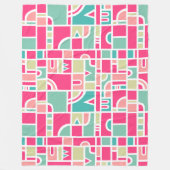 Abstraktes Muster 170715 Fleecedecke (Vorderseite)