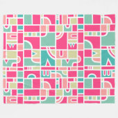 Abstraktes Muster 170715 Fleecedecke (Vorderseite (Horizontal))