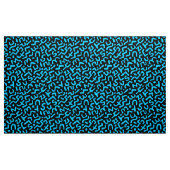 Abstraktes Muster 170822 - Sky Blue on Black Stoff (Yard (91,4 cm))