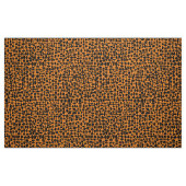 Abstraktes Muster 190621 Schwarz auf Orange Stoff (Fat Quarter (45,7 x 55,9 cm))