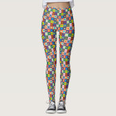 Abstraktes Muster 20524 Leggings (Vorderseite)