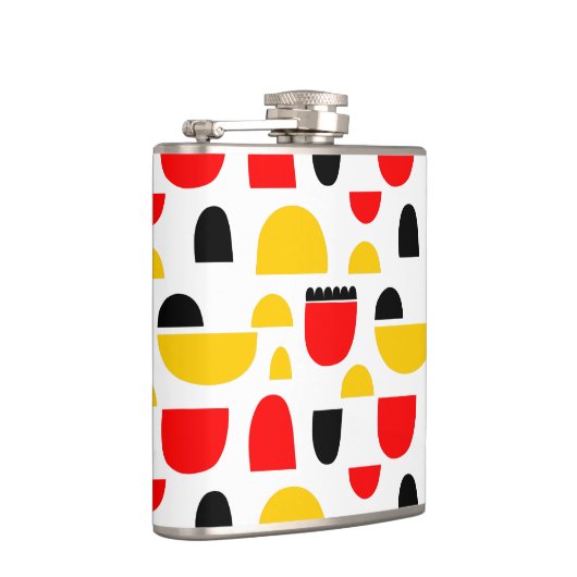 Abstraktes Muster 280515 Flachmann (Rechts)