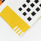 Abstraktes Muster 280817 - Farben 02 Fleecedecke (Ecke)