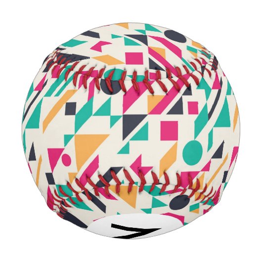 Abstraktes Muster 3 Baseball (Rückseite)