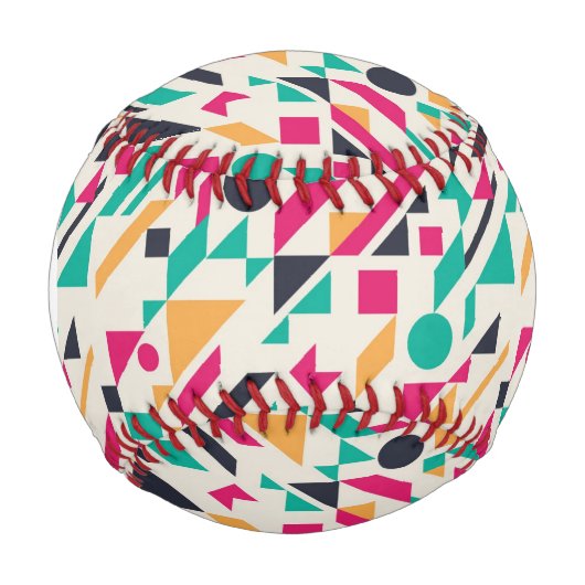 Abstraktes Muster 3 Baseball (Vorderseite)