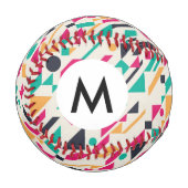 Abstraktes Muster 3 Baseball (Vorderseite Links)