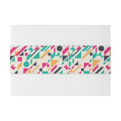 Abstraktes Muster 3 Einladungsbanderole (Rückseitenbeispiel)