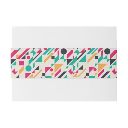 Abstraktes Muster 3 Einladungsbanderole (Rückseitenbeispiel)