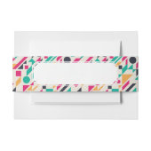 Abstraktes Muster 3 Einladungsbanderole (Vorderseite Beispiel)