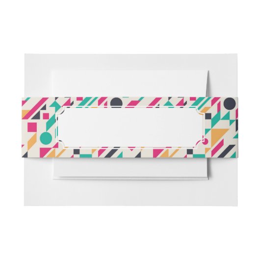 Abstraktes Muster 3 Einladungsbanderole (Vorderseite Beispiel)