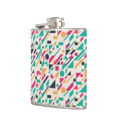 Abstraktes Muster 3 Flachmann (Links)