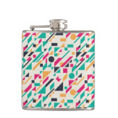 Abstraktes Muster 3 Flachmann (Vorderseite)