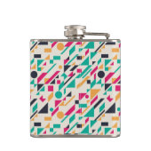 Abstraktes Muster 3 Flachmann (Rückseite)