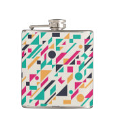 Abstraktes Muster 3 Flachmann (Vorderseite)