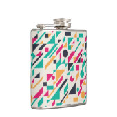 Abstraktes Muster 3 Flachmann (Rechts)