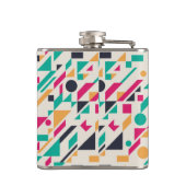 Abstraktes Muster 3 Flachmann (Rückseite)