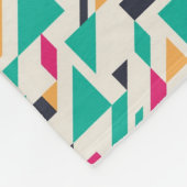 Abstraktes Muster 3 Fleecedecke (Ecke)