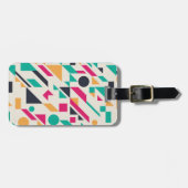 Abstraktes Muster 3 Gepäckanhänger (Vorderseite horizontal)