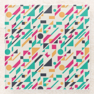 Abstraktes Muster 3 Glasuntersetzer