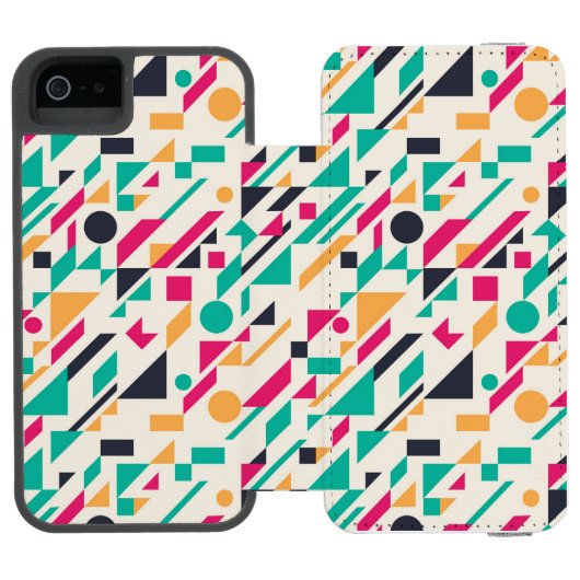 Abstraktes Muster 3 Incipio iPhone Geldbeutel-Hülle (Folio Geöffnet)