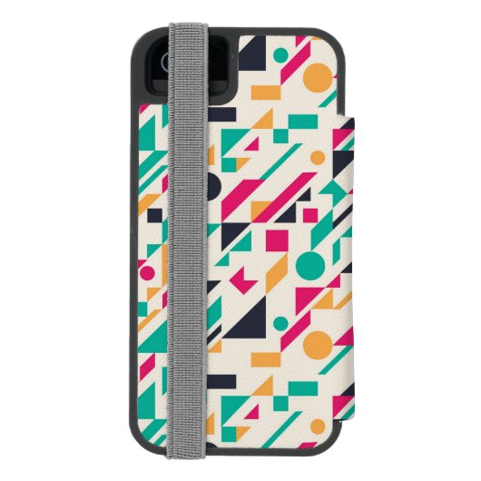 Abstraktes Muster 3 Incipio iPhone Geldbeutel-Hülle (Folio Rückseite)