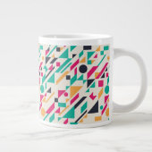 Abstraktes Muster 3 Jumbo-Tasse (Rechts)