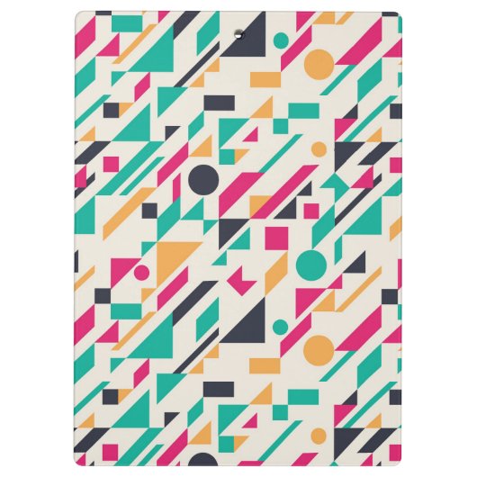 Abstraktes Muster 3 Klemmbrett (Rückseite)