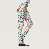 Abstraktes Muster 3 Leggings (Rechts)