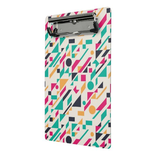 Abstraktes Muster 3 Mini Klemmbrett (Gewinkelt2)