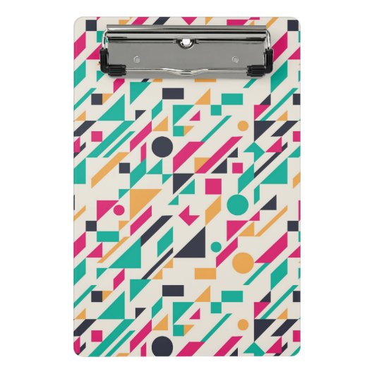 Abstraktes Muster 3 Mini Klemmbrett (Vorderseite)