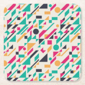 Abstraktes Muster 3 Rechteckiger Pappuntersetzer (Vorderseite)